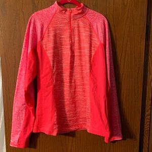 Pink athletic sweatshirt